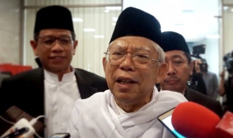 Ketua Majelis Ulama Indonesia (MUI) Ma’ruf Amin 