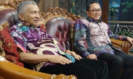 Ketua MPR bersilaturahmi dengan Amien Rais, 