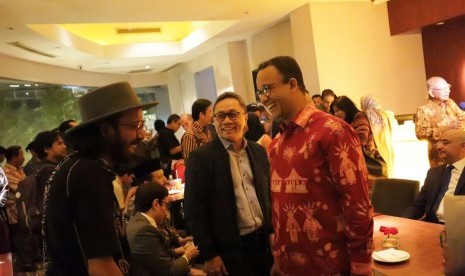 Ketua MPR menghadiri Gala Premiere Moonrise Over Egypt di Epicentrum XXI, Jumat (16/3).