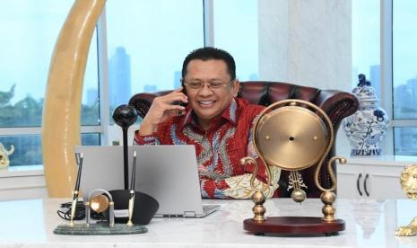 Ketua MPR RI yang juga Ketua Ikatan Motor Indonesia Bambang Soesatyo. 