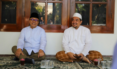 Ketua MPR RI Zulkifli Hasan berkunjung ke Pesantren Al-Amien Prenduan, Sumenep Selasa (17/4). 