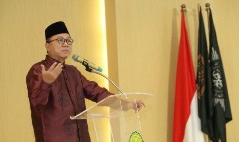 Ketua MPR RI, Zulkifli Hasan, menghadiri Penutupan Pengkajian Ramadhan 1438 yang diselenggarakan Pimpinan Pusat Muhammadiyah di Fakultas Kedokteran Universitas Muhammadiyah Jakarta, Rabu (7/6).