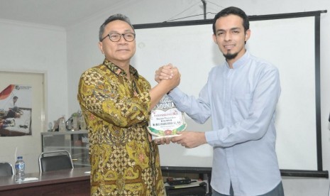 Ketua MPR Zulkifli Hasan dan Gamal Albinsaid 