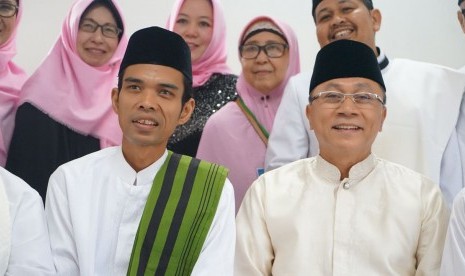 Ketua MPR Zulkifli Hasan dan Ustaz Abdul Somad