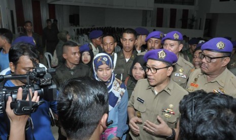 Ketua MPR Zulkifli Hasan saat melantik pengurus IARMI.