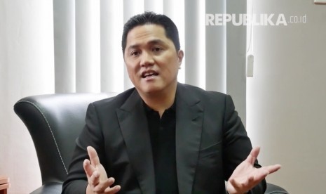 Ketua Panitia Penyelenggara Asian Games atau Indonesia Asian Games 2018 Organizing Committee (Inasgoc) Erick Thohir 