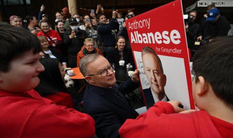 Ketua Partai Buruh Australia Anthony Albanese terpilih sebagai perdana menteri Australia.