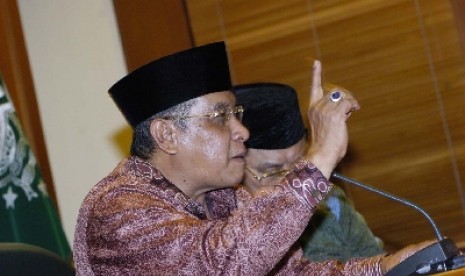 Ketua Pengurus Besar Nahdlatul Ulama (PBNU) KH Said Agil Siroj.