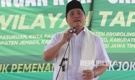 Ketua Tim Kampamye Nasional (TKN) untuk pemenangan Jokowi-Maruf, Erick Thohir.