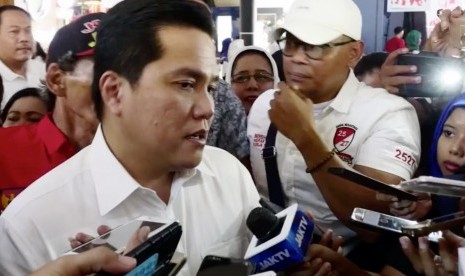 Ketua Tim Kampanye Nasional Joko Widodo-Ma’ruf Amin, Erick Thohir 