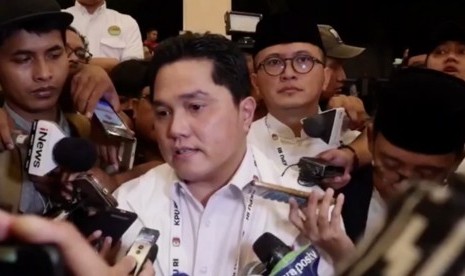 Ketua Tim Kampanye Nasional (TKN), Erick Thohir 