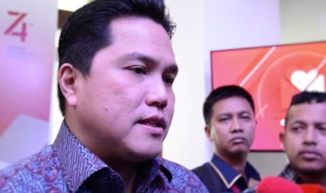 Ketua Tim Kampanye Nasional (TKN) Jokowi-Ma’ruf Amin, Erick Thohir 