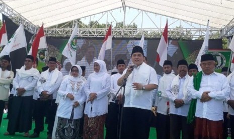 Ketua TKN Jokowi Ma'ruf, Erick Tohir, saat deklarasi JKSN Jombang, Sabtu (2/2).