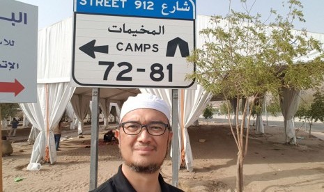 Ketua Umum Asphurindo Syam Resfiadi meninjau tenda di Arafah (foto atas dan tengah) dan Muasasa Adillla Madinah (foto bawah).