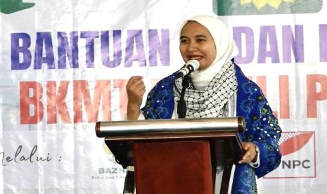 Ketua Umum Badan Kontak Majelis Taklim (BKMT) Syifa Fauzia 