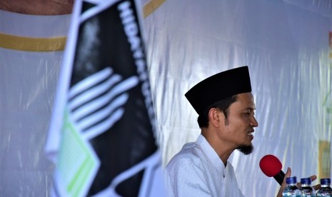 Ketua Umum DPP Hidayatullah DR Nashirul Haq MA saat sambutan pada pembukaan Rakernas IV Hidayatullah di Balikpapan 20 November 2018.