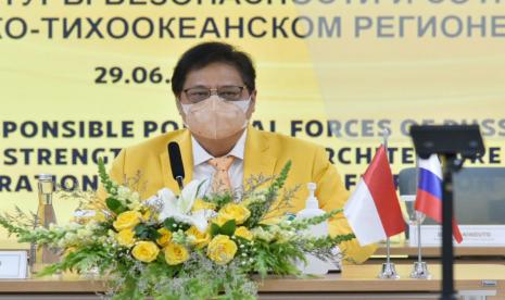 Ketua Umum Partai Golkar Airlangga Hartarto mengatakan partainya telah memiliki Visi Negara Kesejahteraan 2045. Ia meyakini, Indonesia akan menjadi negara maju dan sejajar dengan negara-negara besar lainnya di dunia. (Foto: Airlangga Hartarto)