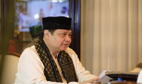 Ketua Umum DPP Partai Golkar yang juga Menteri Koordinator Bidang Perekonomian Airlangga Hartarto.