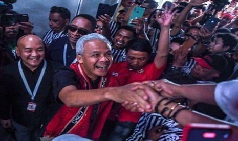 Capres nomor urut 3, Ganjar Pranowo.