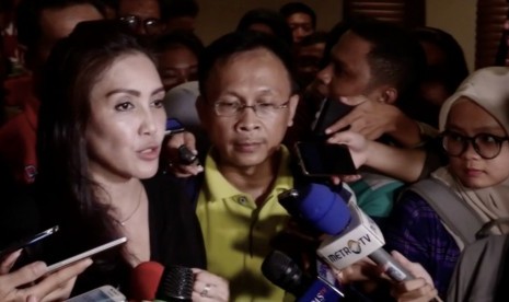 Ketua Umum Konfederasi Pekerja Rakyat Indonesia (KPRI) Rieke Diah Pitaloka