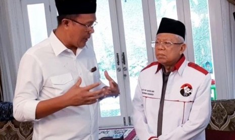 Ketua Umum Koper Jomin H Ayep Zaki bertemu dengan KH Ma'ruf Amin