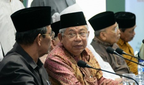 Ketua Umum Majelis Ulama Indonesia (MUI) K.H. Maruf Amin 