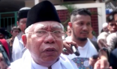 Ketua Umum Majelis Ulama Indonesia (MUI) Ma'aruf Amin