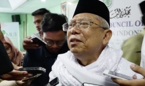 Ketua Umum Majelis Ulama (MUI) Ma'aruf Amin 