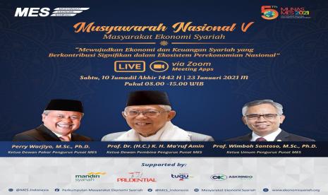 Ketua Umum Masyarakat Ekonomi Syariah (MES) Wimboh Santoso mengatakan dalam upaya pemulihan ekonomi saat ini kontribusi semua sektor termasuk ekonomi dan keuangan Syariah sangat diperlukan dalam percepatan pemulihan ekonomi nasional ini