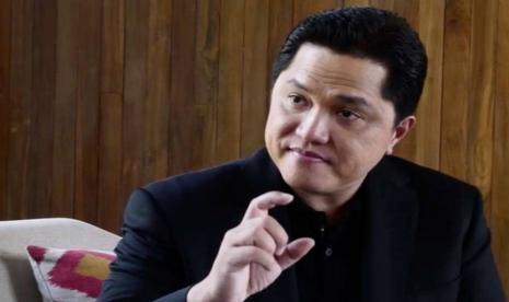 Ketua Umum Masyarakat Ekonomi Syariah (MES) yang juga Menteri BUMN Erick Thohir