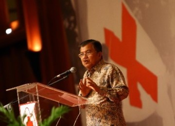 Ketua Umum Palang Merah Indonesia (PMI) Jusuf Kalla.