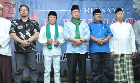 Ketua Umum PAN Zulkifli Hasan dan Raja Dangdut Rhoma Irama melanjutkan Safari 