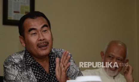 Hasbullah Ahmad memaparkan rencana Jami'yah Ahlith Thoriqoh Al Mu'tabaroh An Nahdliyah (Jatman) menggelar Konferensi internasional Bela Negara di Pekalongan, Jawa Tengah