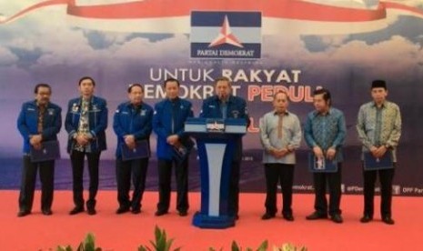 Ketua Umum Partai Demokrat SBY umumkan pengurus DPP periode 2015-2020.