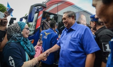 Ketua Umum Partai Demokrat Susilo Bambang Yudhoyono (SBY) dalam rangkaian “SBY Tour De Jabar