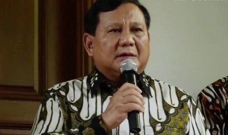 Ketua Umum Partai Gerindra, Prabowo Subianto