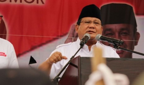 Ketua Umum Partai Gerindra, Prabowo Subianto.