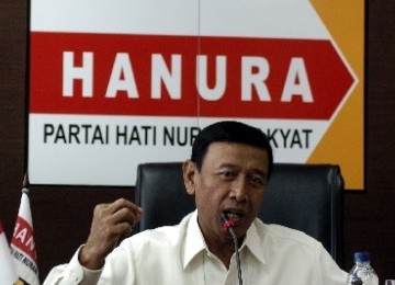 Ketua umum Partai Hanura Wiranto.