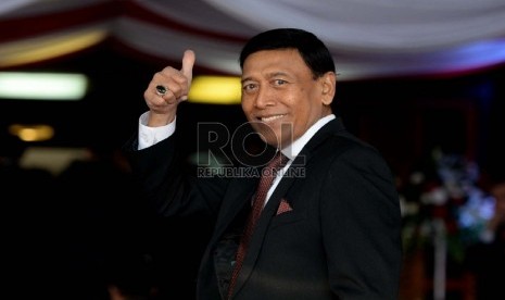 Menteri Koordinator bidang Politik Hukum dan Keamanan (menkopolhukam) Wiranto.