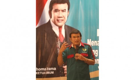 Ketua Umum Partai Idaman (Islam Damai Aman) Rhoma Irama 