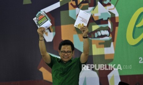 Ketua Umum Partai Kebangkitan Bangsa (PKB) Muhaimin Iskandar (Cak Imin).  