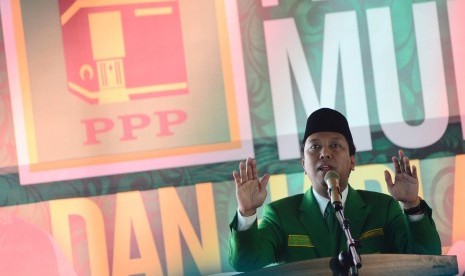 Ketua Umum Partai Persatuan Pembangunan (PPP) versi muktamar Surabaya, M. Romahurmuziy.