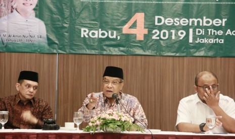 Ketua Umum PBNU, Prof Dr KH Said Aqil Siradj saat menghadiri  Sarasehan Nasional 2019 yang bertajuk 