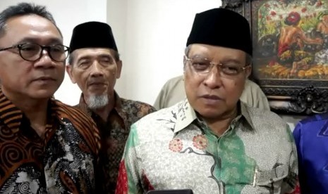 Ketua Umum Pengurus Besar Nahdlatul Ulama (PBNU) KH Said Aqil Siroj bertemu dengan Ketua Majelis Permusyawaratan Rakyat (MPR RI) Zulkifli Hasan.