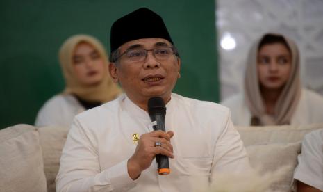 Ketua Umum Pengurus Besar Nahdlatul Ulama (PBNU) KH Yahya Cholil Staquf.