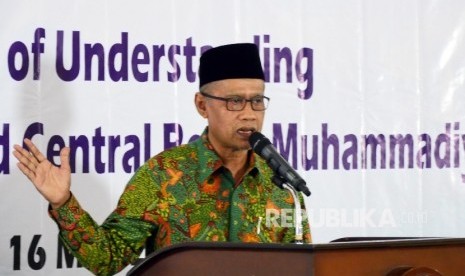 Ketua Umum Pimpinan Pusat Muhammadiyah Haedar Nasir.  