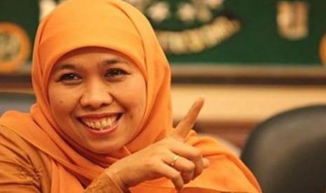 Ketua Umum Pimpinan Pusat (PP) Muslimat Nahdlatul Ulama (NU) Khofifah Indar Parawansa