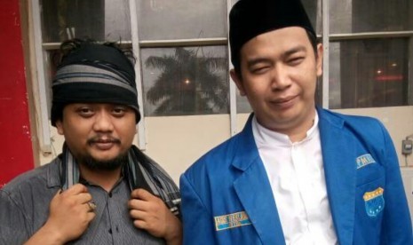 Ketua Umum PMII Agus Mulyono Herlambang (kanan)