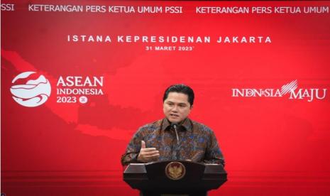 Ketua Umum PSSI Erick Thohir berbicara soal pertemuan dengan FIFA terkait Piala Dunia U-20 2023.