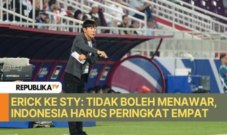 Ketua Umum PSSI Erick Thohir memberikan pesan tegas kepada coach Shin Tae-yong